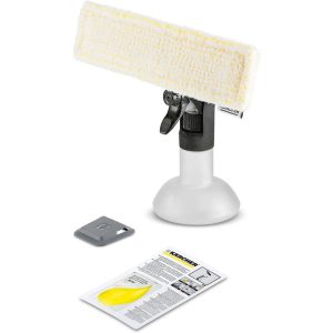 Karcher Premium Spray Bottle and Microfibre Pad Kit for Window Vacs