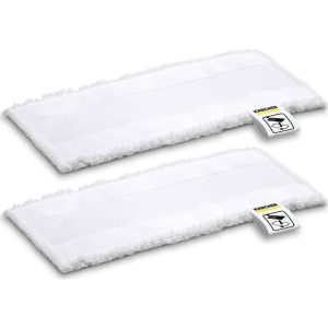 Karcher Small Floor Tool Microfibre Cloth for SC EASYFIX Steam Cleaners Pack of 2