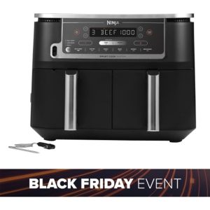 Ninja Foodi MAX Dual Zone Air Fryer with Smart Cook System AF451UK