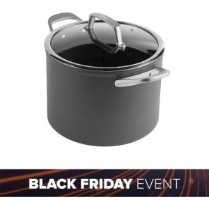 Ninja ZEROSTICK 22cm Stock Pot with Lid C30422UK