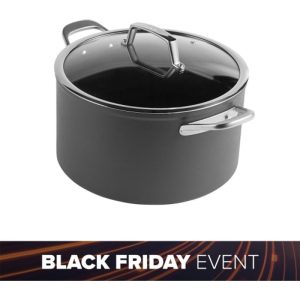 Ninja ZEROSTICK 26cm Stock Pot with Lid C30426UK