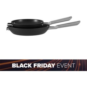Ninja ZEROSTICK Stackable 2-Piece Frying Pan Set (20cm/26cm) – C52000UK