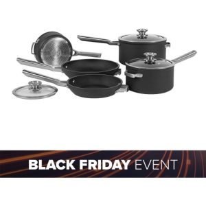 Ninja ZEROSTICK Stackable 5-Piece Pan Set - C55000UK