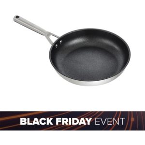 Ninja ZEROSTICK Stainless Steel 28cm Frying Pan - C60028UK