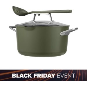 Ninja Foodi 8-in-1 PossiblePot with ZEROSTICK [Olive Green] CW202GNUK