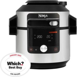 Ninja Foodi MAX 15-in-1 SmartLid Multi-Cooker with Smart Cook System 7.5L OL750UK