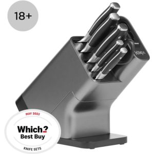 Ninja Foodi StaySharp Knife Block with Integrated Sharpener 6-Piece Set [K32006UK]