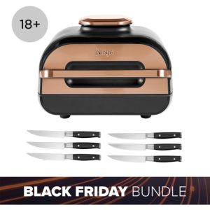 Ninja Foodi Exclusive Health Grill and Steak Knives Bundle - AG551DBSTEAK