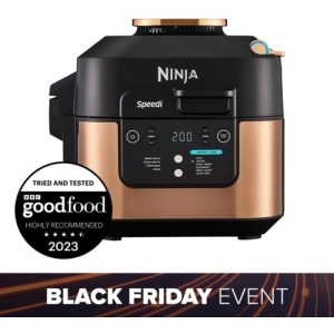 Ninja Deluxe Black & Copper Edition Speedi 10-in-1 Rapid Cooker & Air Fryer ON400UKDBCP