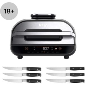 Ninja Foodi Health Grill and Steak Knives Bundle - AG551STEAK