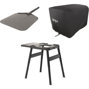 Ninja Woodfire Outdoor Oven Pizza Peel, Stand & Cover Bundle