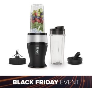Nutri Ninja 700W Slim Blender & Smoothie Maker - QB3001UKS - Silver