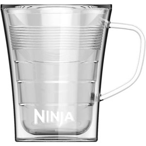 4 x 350ml/12oz Double Walled Mug with Handle