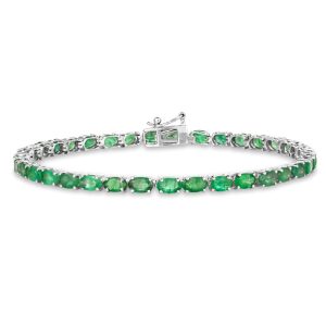 Margot Fox Jewellery Forever Classic Sakota Emerald Tennis Bracelet