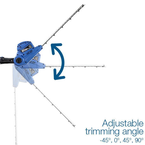 Hyundai Hyundai 550W 450mm Long Reach Corded Electric Pole Hedge TrimmerPruner HYPHT550E - Image 3
