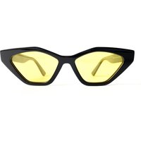 Fento Ultra Black Modern Sustainable Acetate Polarised Sunglasses