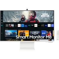 Samsung 32" M80C, USB-C, UHD Warm White Smart Monitor with Speakers &and Remote LS32CM801UUXXU