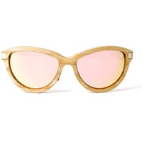 Fento Lega Pink Sustainable Wood Sunglasses Women