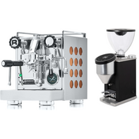 Rocket Espresso Appartamento Copper + Black Faustino Grinder package offer