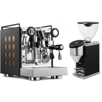 Rocket Espresso Appartamento Serie Nera (copper) + Faustino Grinder package offer