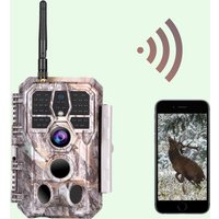 Wireless Bluetooth WildlifeTrail Camera with Night Vision Motion Activated 32MP 1296P Waterproof Stealth Camouflage for Hunting, Home Security | A280W