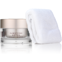 Purifying Pink Clay Detox Mask 50ml with Dual Action Cleansing Cloth