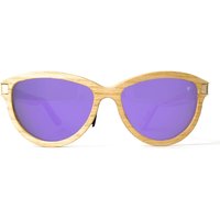 Fento Lega Purple Sustainable Wood Sunglasses Women