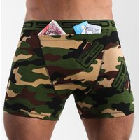 JUNGLE CAMO | SMUGGLING DUDS STASH POCKET BOXERS