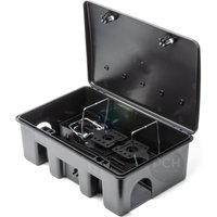 Mastertrap MX Rat Bait Station Box with Two Traps Black Lid