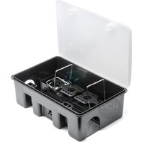 Mastertrap MX Rat Bait Station Box with Two Traps Clear Lid