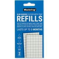 Mastertrap Slim Hanging Clothes Moth Trap Refills 2 Pack