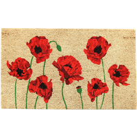 Eternal Poppy Coir Doormat