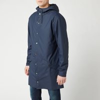 RAINS Men's Long Jacket - Navy - M