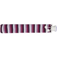 Warmies Extra Long Hot Water Bottle - Purple Chevron