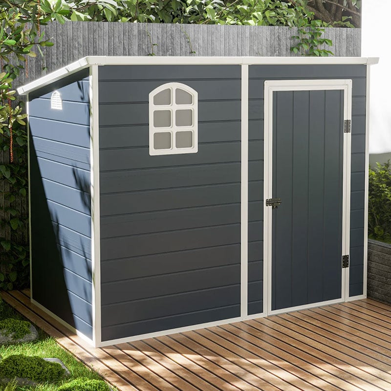 8' x 5' Jasmine Pent Plastic Shed (2.48m x 1.43m) by Buy Sheds Direct