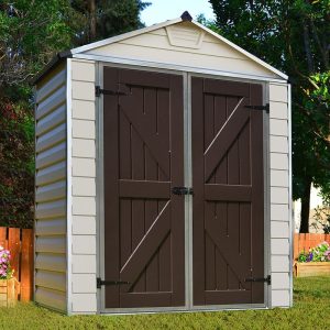 6' x 3' Palram Canopia Tan Skylight Plastic Shed (1.85m x 0.9m) by Buy Sheds Direct
