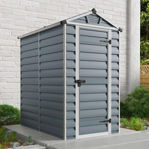 4' x 6' Palram Canopia Grey Skylight Plastic Shed (1.21m x 1.77m) by Buy Sheds Direct