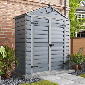 6' x 3' Palram Canopia Grey Skylight Plastic Shed (1.85m x 0.9m) by Buy Sheds Direct