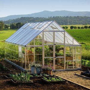 10' x 16' Palram Canopia Balance Silver Greenhouse (3.04m x 4.84m) by Buy Sheds Direct