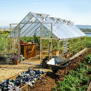 10' x 24' Palram Canopia Balance Silver Large Greenhouse (3.04m x 7.24m) by Buy Sheds Direct