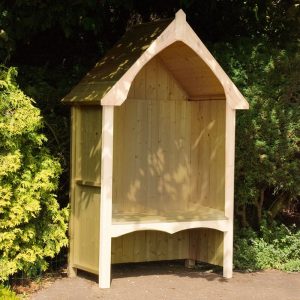 Shire Balsam Garden Arbour Seat 4'x2' by Buy Sheds Direct