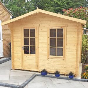 Shire Bucknells 3.6m x 2.4m Log Cabin Summerhouse (28mm) by Buy Sheds Direct