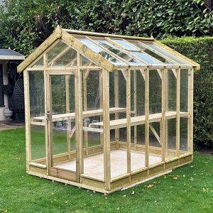 5'3 x 9'4 Coppice Ashdown Apex Wooden Greenhouse (1.6m x 2.85m) by Buy Sheds Direct