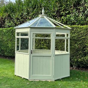 7'10 x 7'10 Coppice Thetford Octagonal Painted Wooden Greenhouse (2.39m x 2.39m) by Buy Sheds Direct