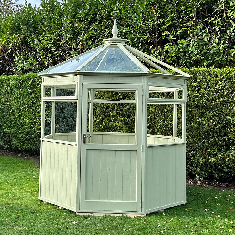 7'10 x 7'10 Coppice Thetford Octagonal Painted Wooden Greenhouse (2.39m x 2.39m) by Buy Sheds Direct