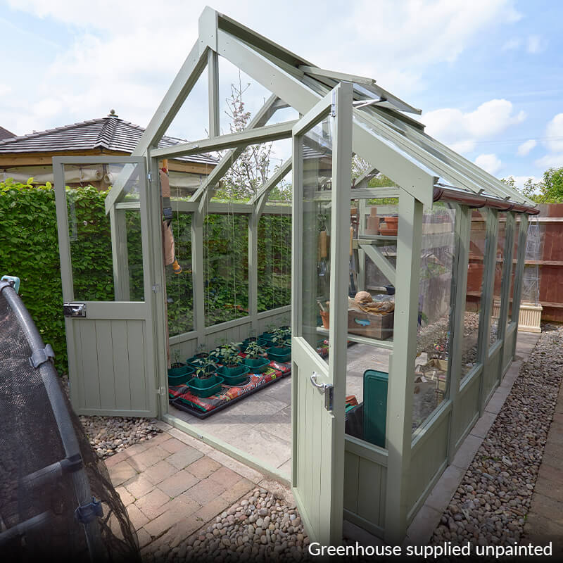 10' x 8' Forest Vale Modular Wooden Greenhouse (3.26m x 2.56m) - Installation Included by Buy Sheds Direct