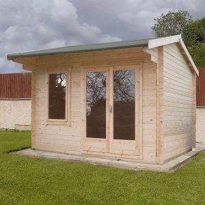 Shire Marlborough 3m x 3m Log Cabin Summerhouse (28mm) by Buy Sheds Direct