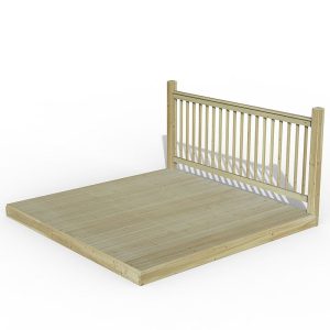 8' x 8' Forest Patio Deck Kit No. 2 (2.4m x 2.4m) by Buy Sheds Direct