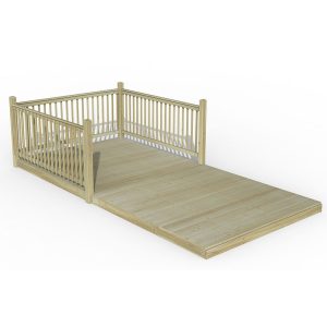 8' x 16' Forest Patio Deck Kit No. 4 (2.4m x 4.8m) by Buy Sheds Direct