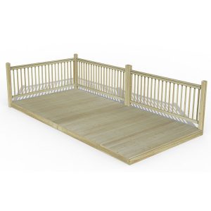 8' x 16' Forest Patio Deck Kit No. 5 (2.4m x 4.8m) by Buy Sheds Direct